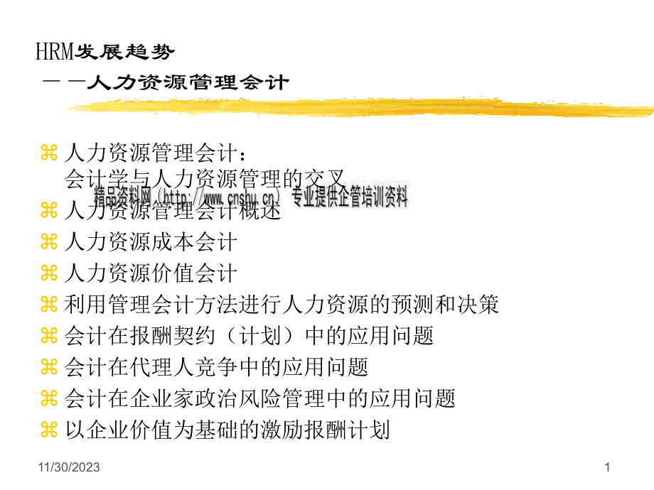 hrm发展趋势之人力资源管理会计.ppt_第1页