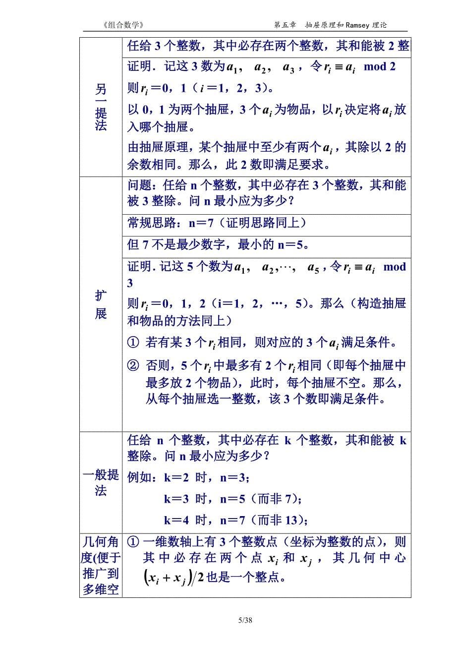 组合数学讲义及答案 5章 抽屉原理_第5页