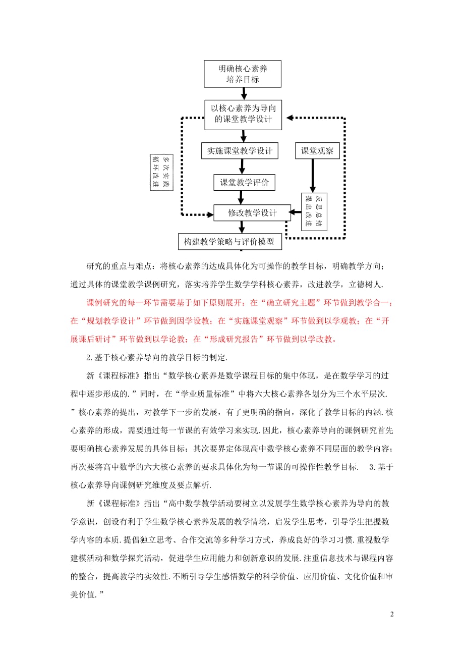 核心素养导向高中数学课例研究报告实践样例_第2页