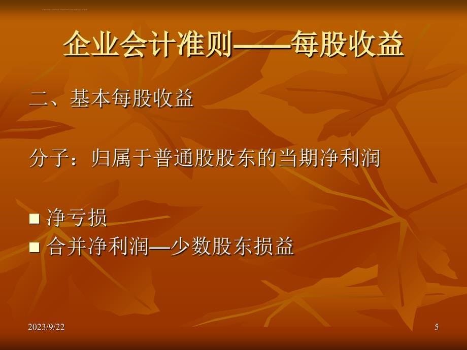 企业会计准则每股收益.ppt_第5页