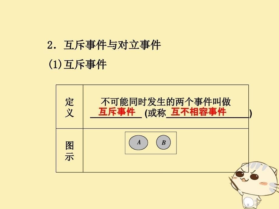 内蒙古准格尔旗高中数学 第三章 概率 3.1.4 概率的加法公式课件 新人教b版必修3_第5页