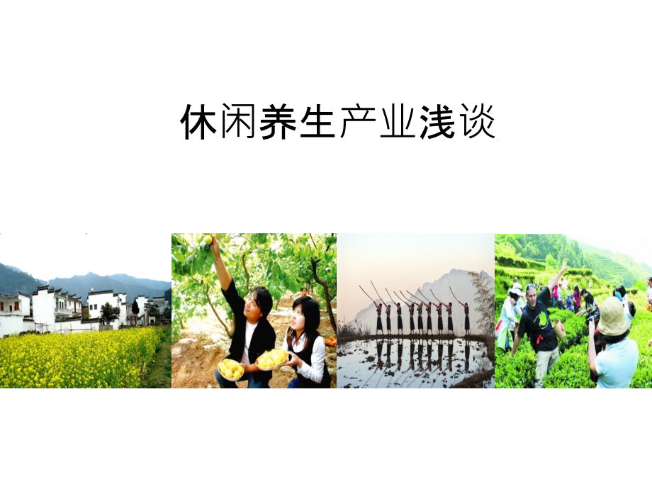 休闲养生产业浅谈.ppt_第1页