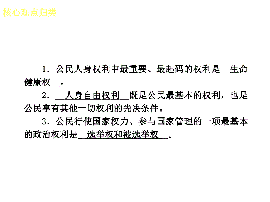 中考复习方案—思想品德核心观点归类_第4页