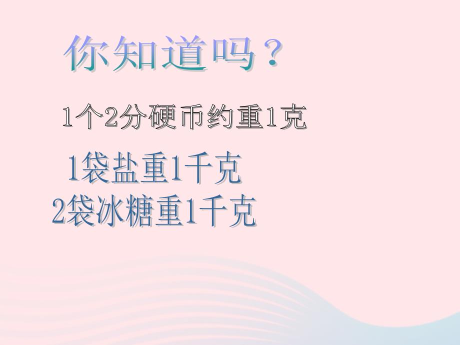 二年级数学下册 4.5《克、千克与计算》课件1 沪教版_第3页