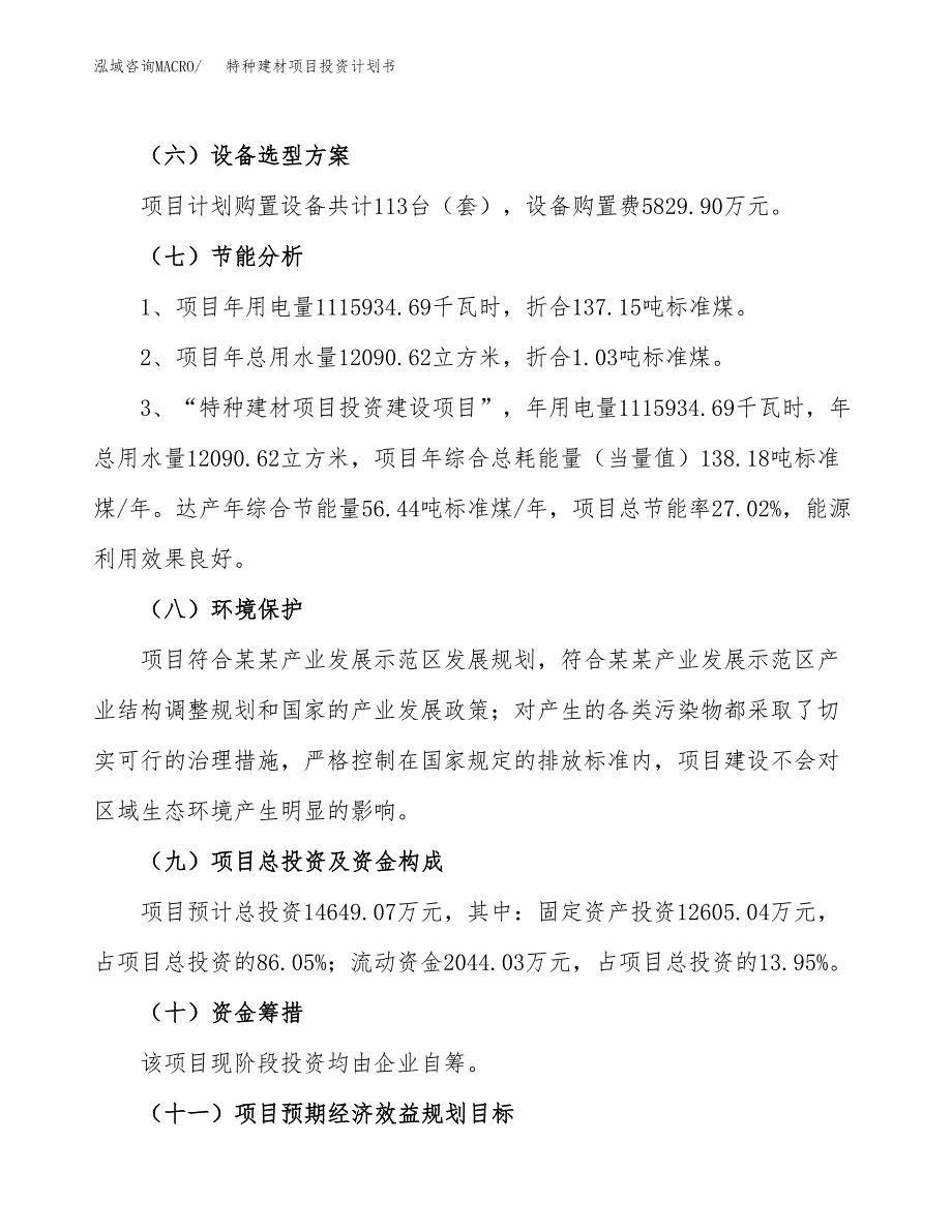 特种建材项目投资计划书（75亩）.docx_第3页