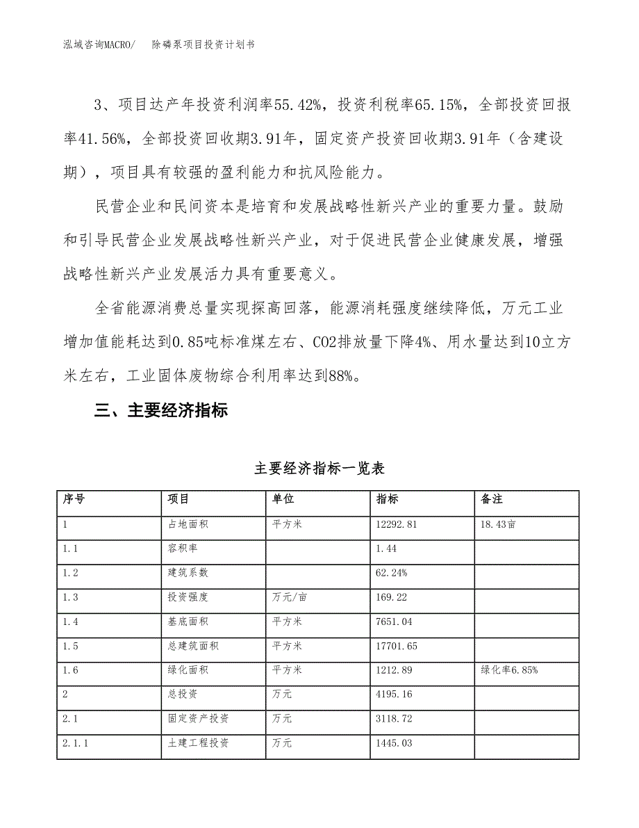 除磷泵项目投资计划书（总投资4000万元）.docx_第4页