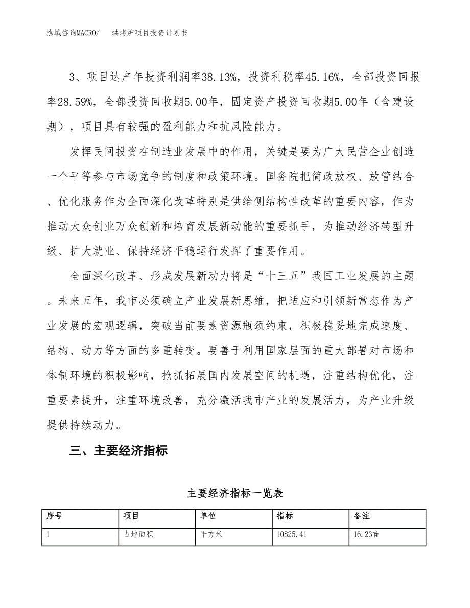 烘烤炉项目投资计划书（16亩）.docx_第5页