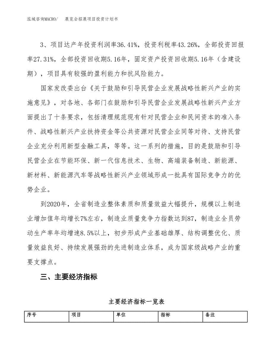 展览会招展项目投资计划书（15亩）.docx_第5页