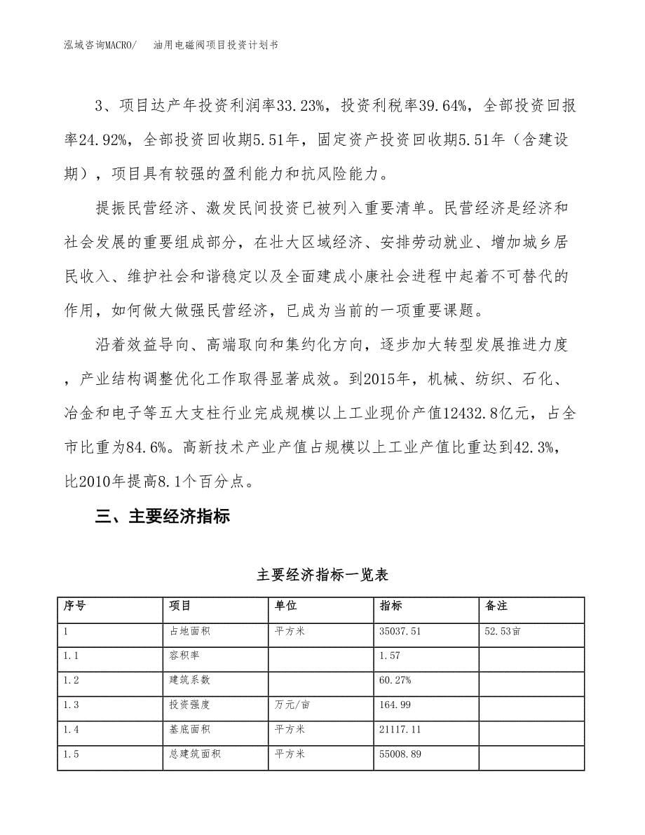 油用电磁阀项目投资计划书（53亩）.docx_第5页