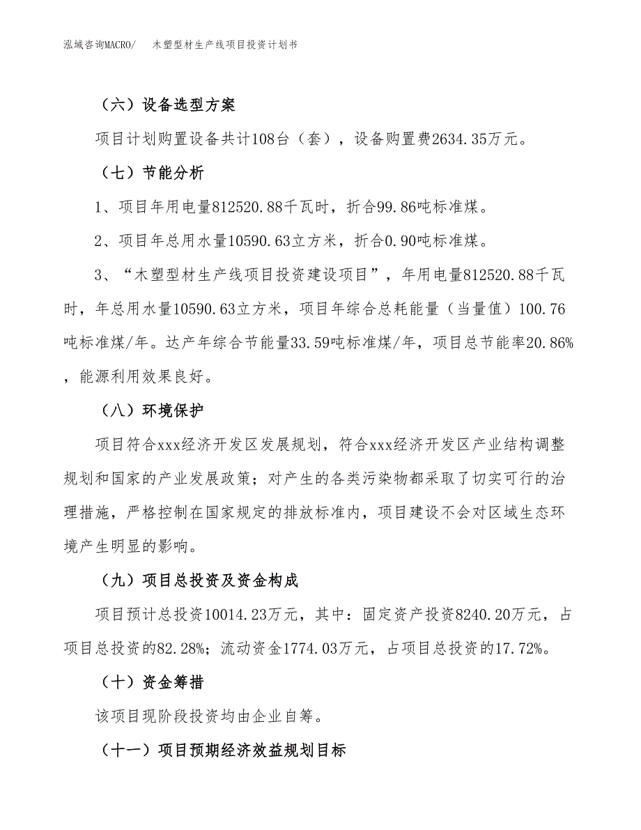 木塑型材生产线项目投资计划书（51亩）.docx_第3页