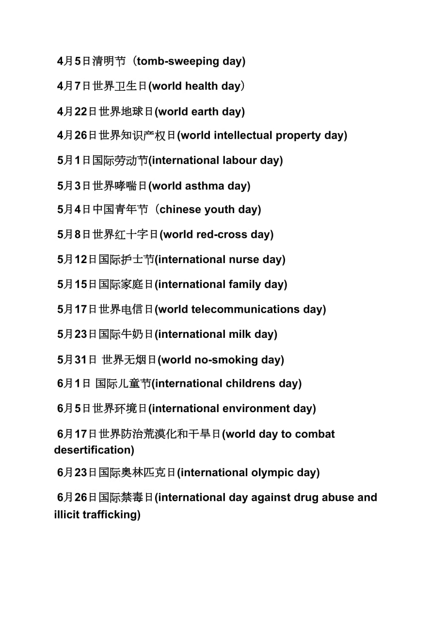 儿童节作文之写儿童节日的英语作文_第4页