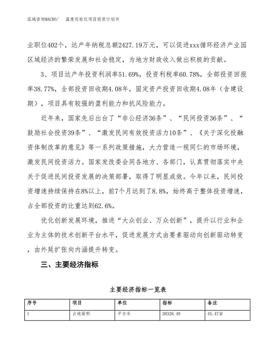 温度巡检仪项目投资计划书（45亩）.docx_第5页