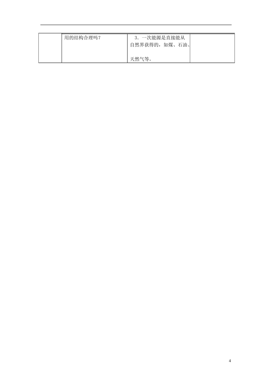 九年级物理全册 22.1 能源教学设计 （新版）新人教版_第4页