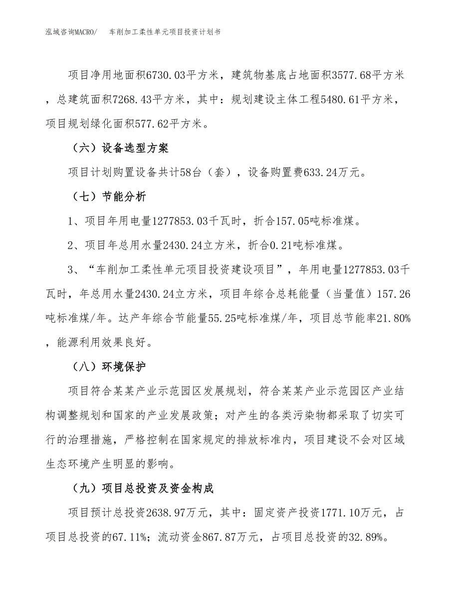 车削加工柔性单元项目投资计划书（10亩）.docx_第3页