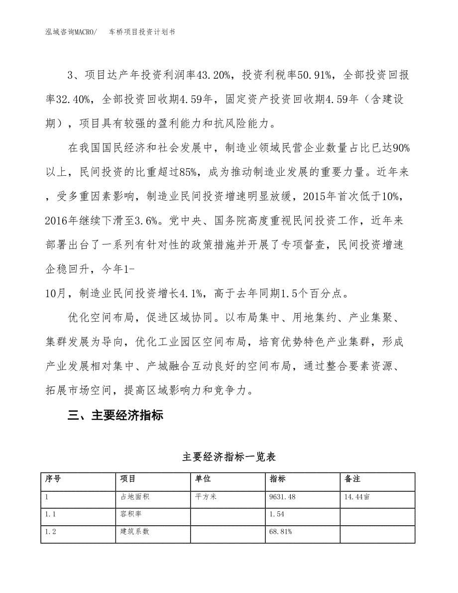 车桥项目投资计划书（14亩）.docx_第5页