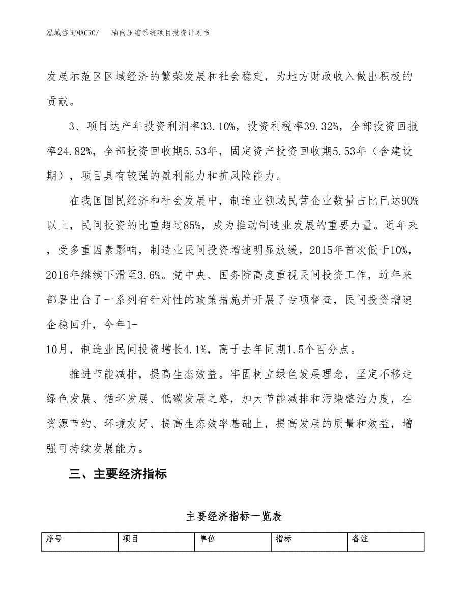 轴向压缩系统项目投资计划书（87亩）.docx_第5页