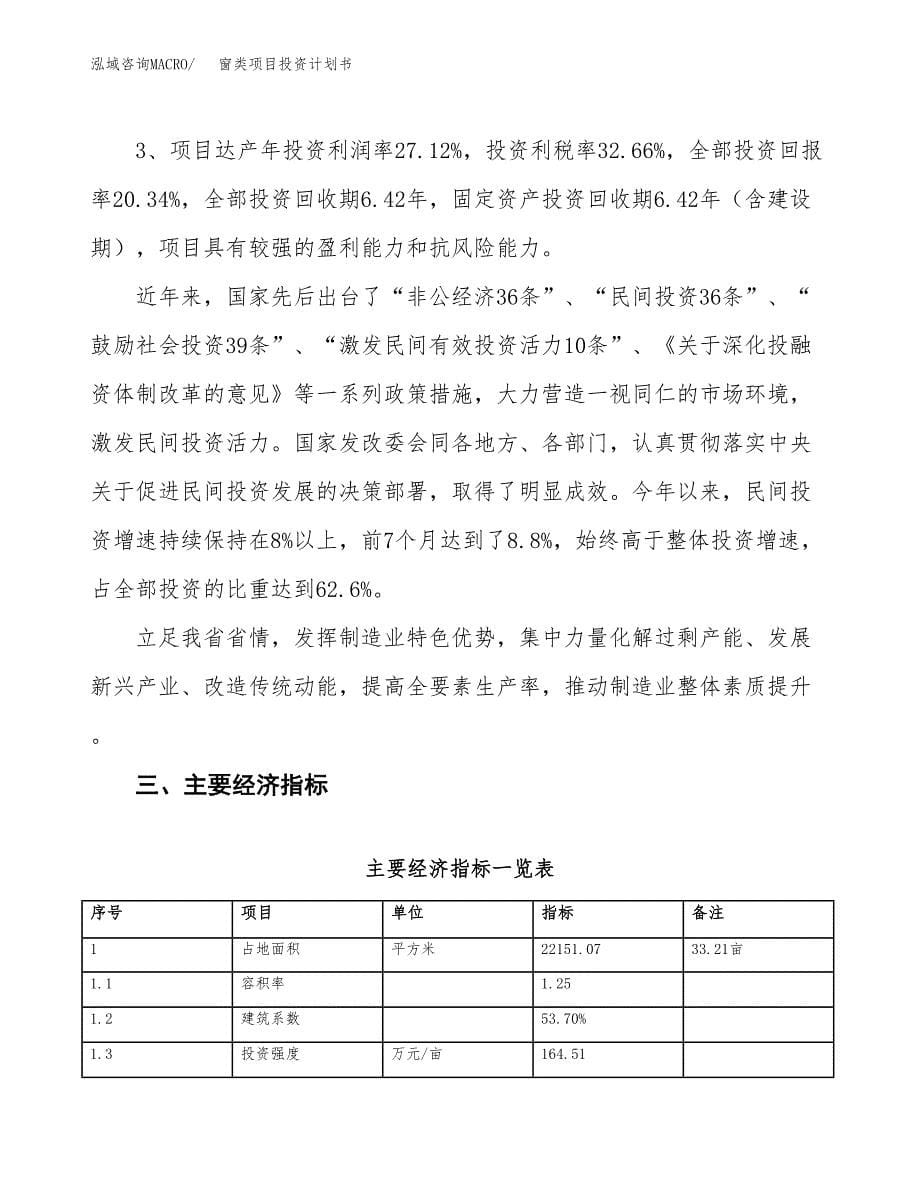 窗类项目投资计划书（33亩）.docx_第5页