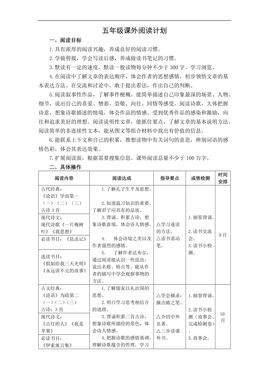 五年级阅读计划.doc_第1页