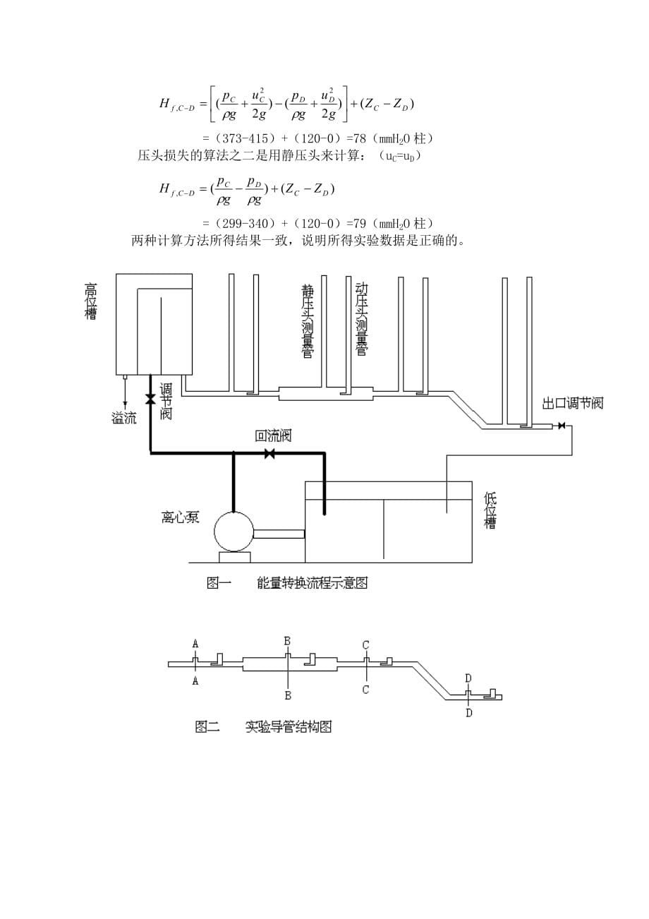 伯努利方程演示试验说明书_第5页