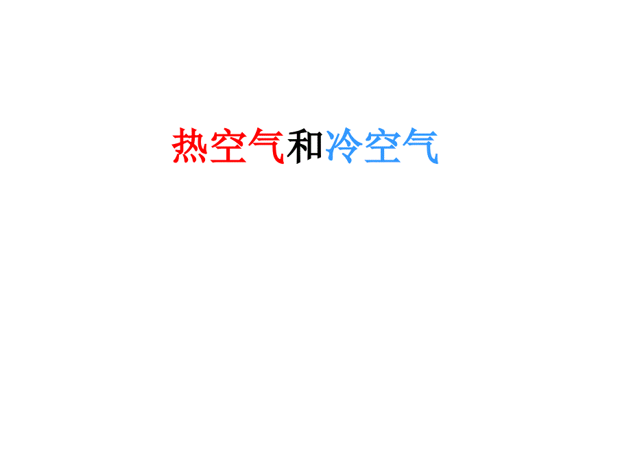 四年级上册科学课件1.2 热空气和冷空气苏教版 (2)_第3页