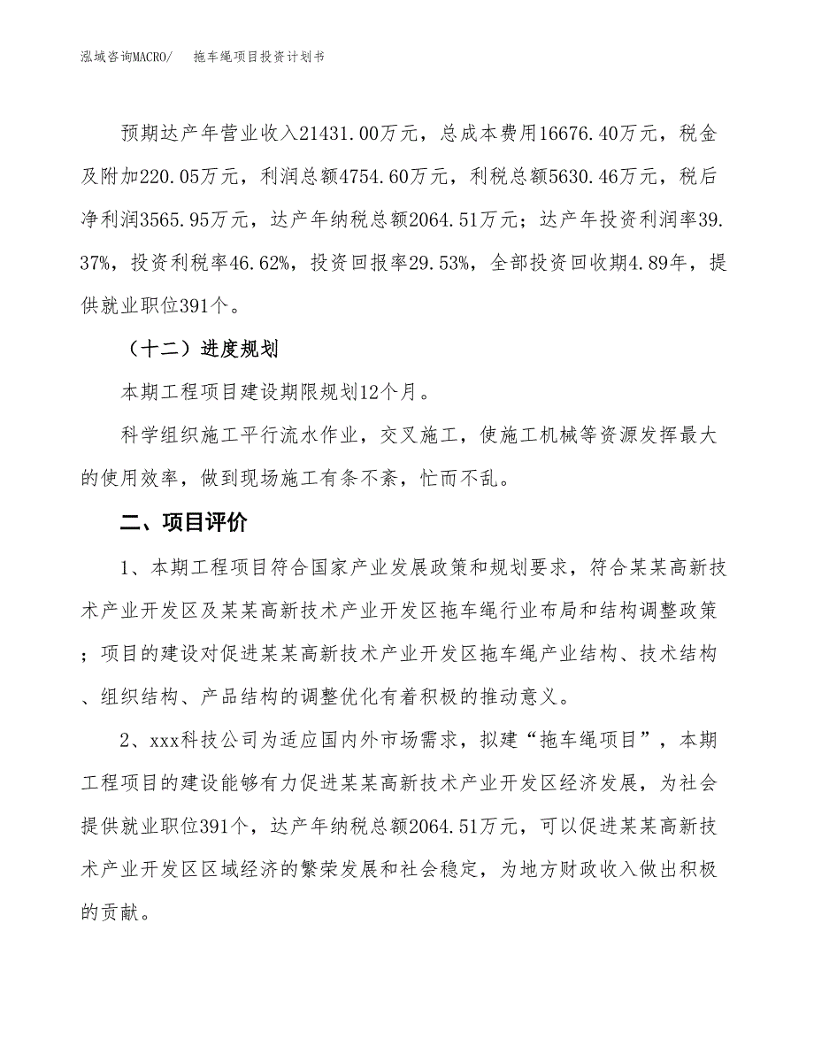 拖车绳项目投资计划书（53亩）.docx_第4页