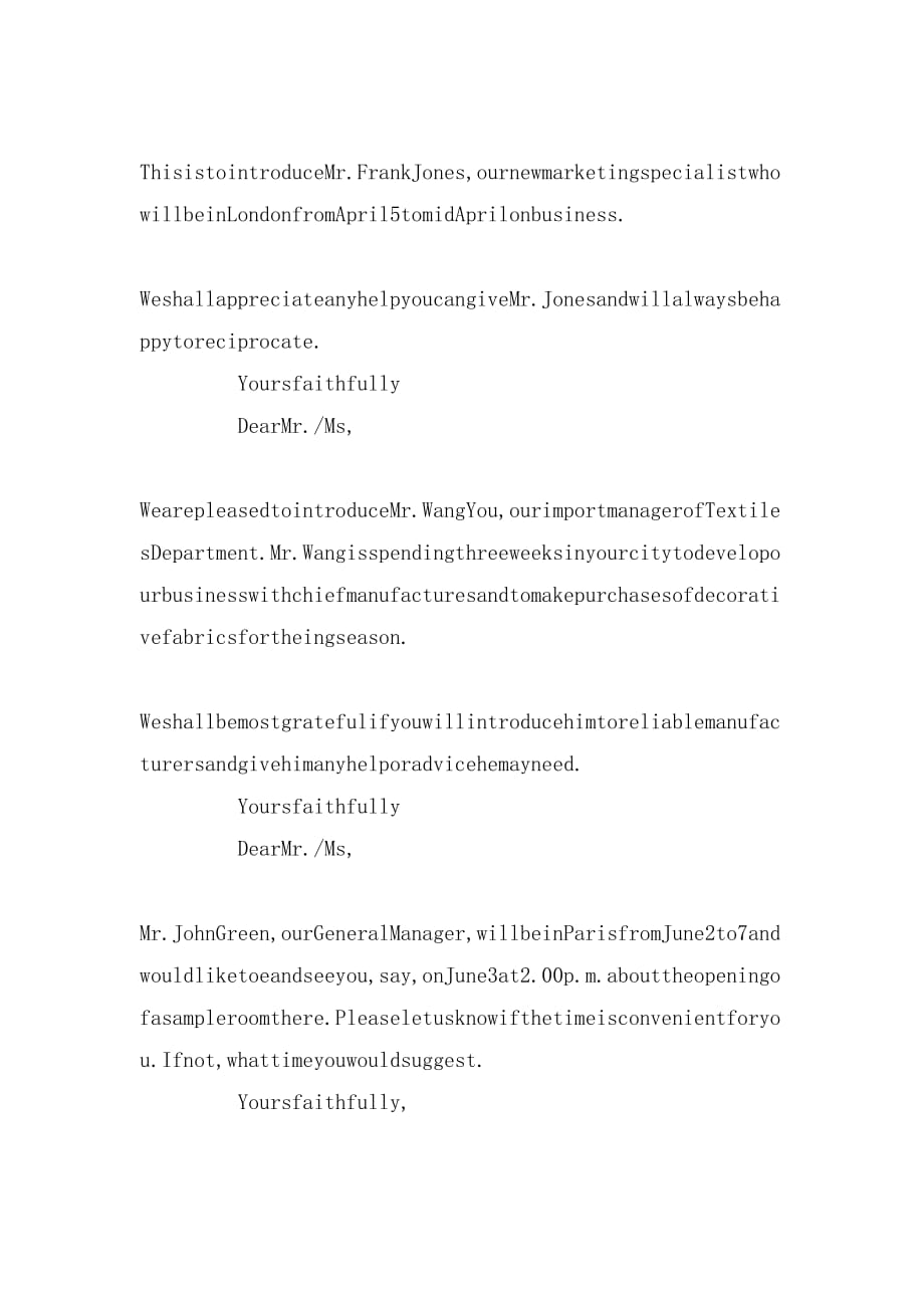 关于英语书信范文_第3页