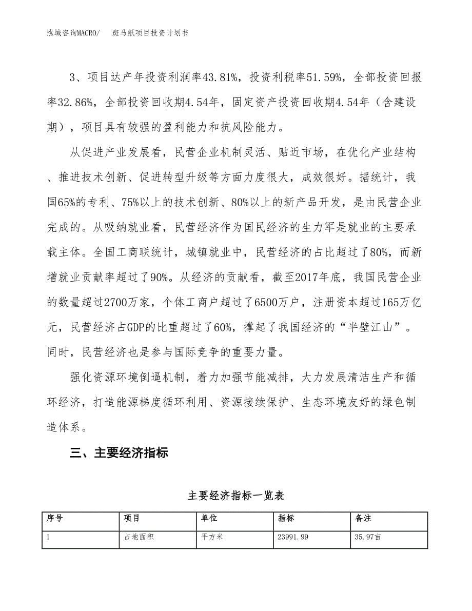 斑马纸项目投资计划书（36亩）.docx_第5页