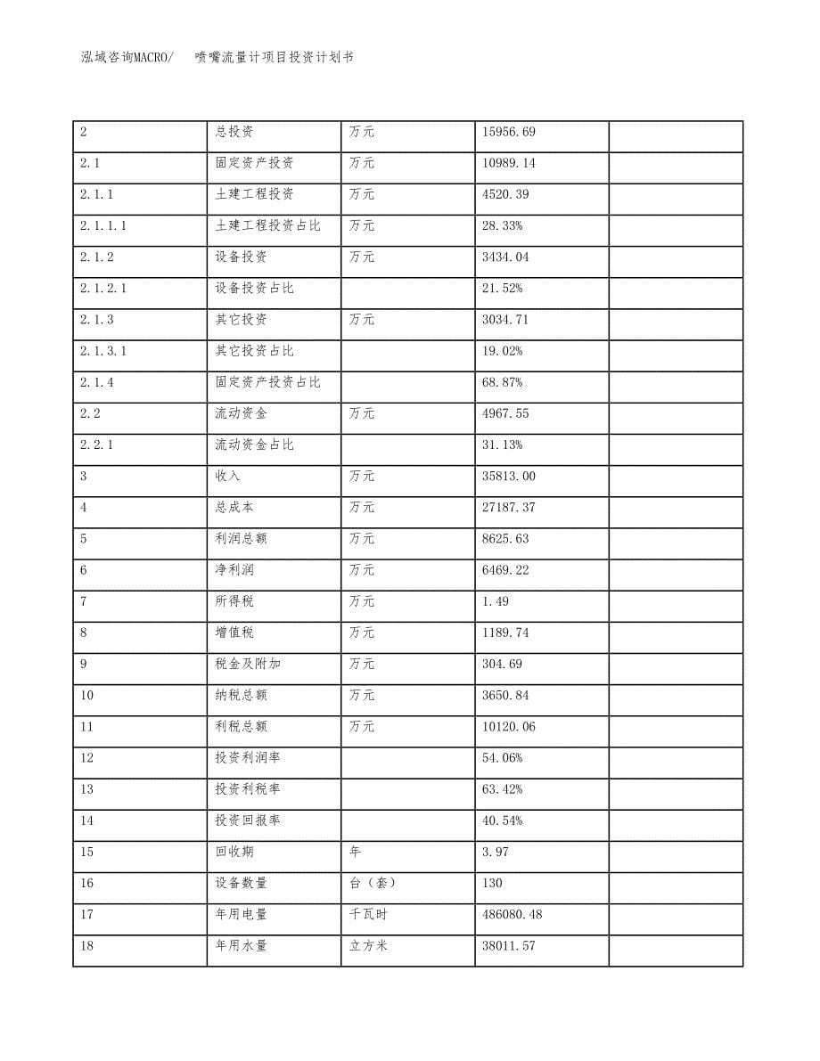 喷嘴流量计项目投资计划书（总投资16000万元）.docx_第5页