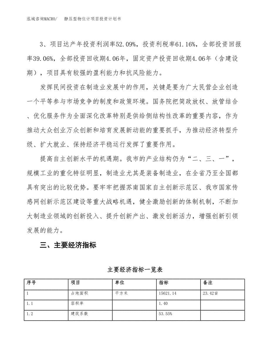 静压型物位计项目投资计划书（23亩）.docx_第5页