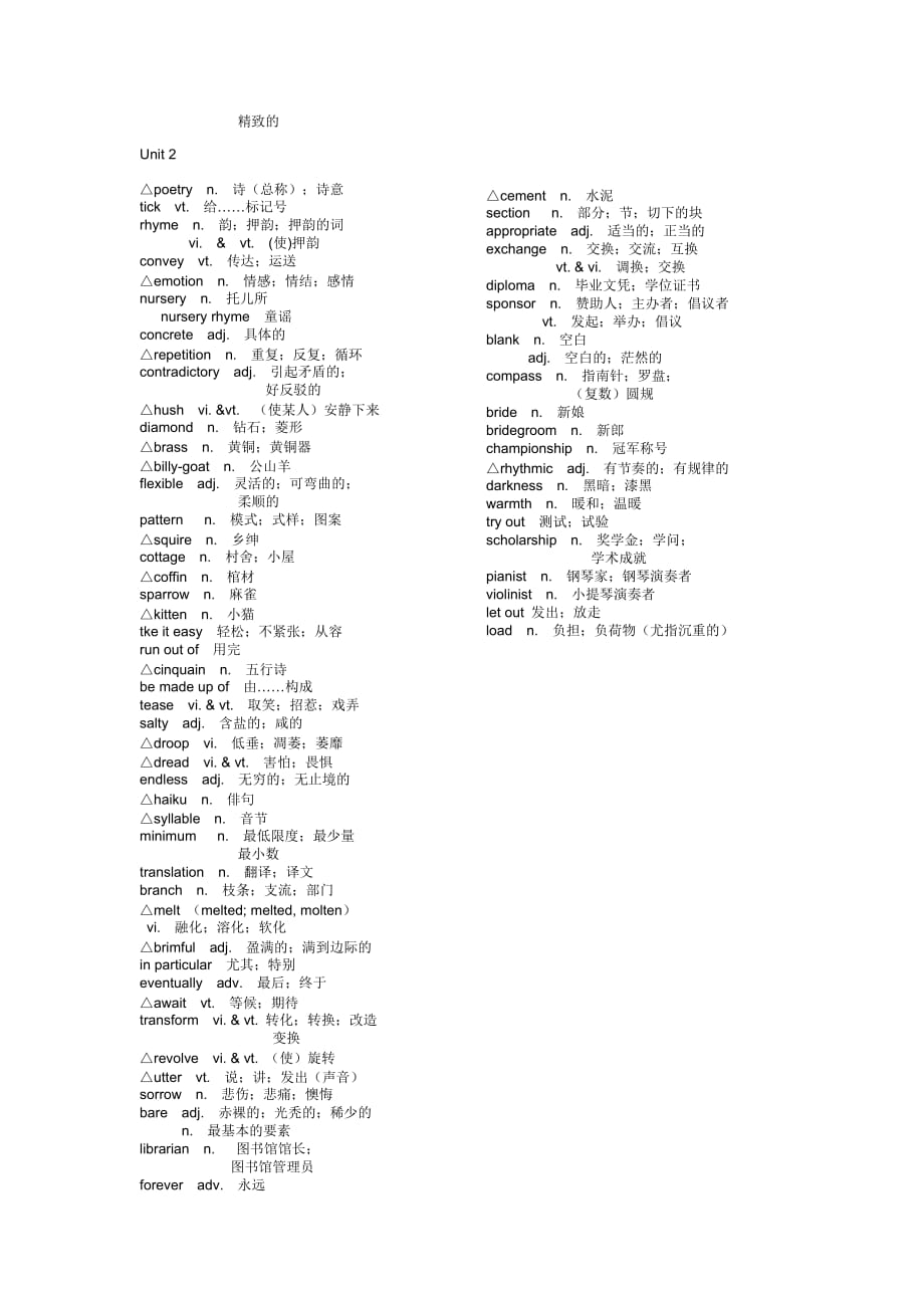 人教版高中英语必修6单词表.doc_第2页