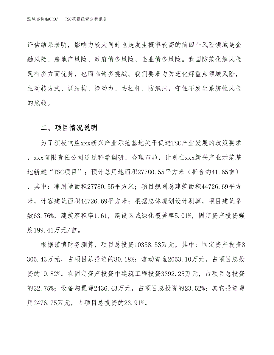 TSC项目经营分析报告（总投资10000万元）.docx_第4页