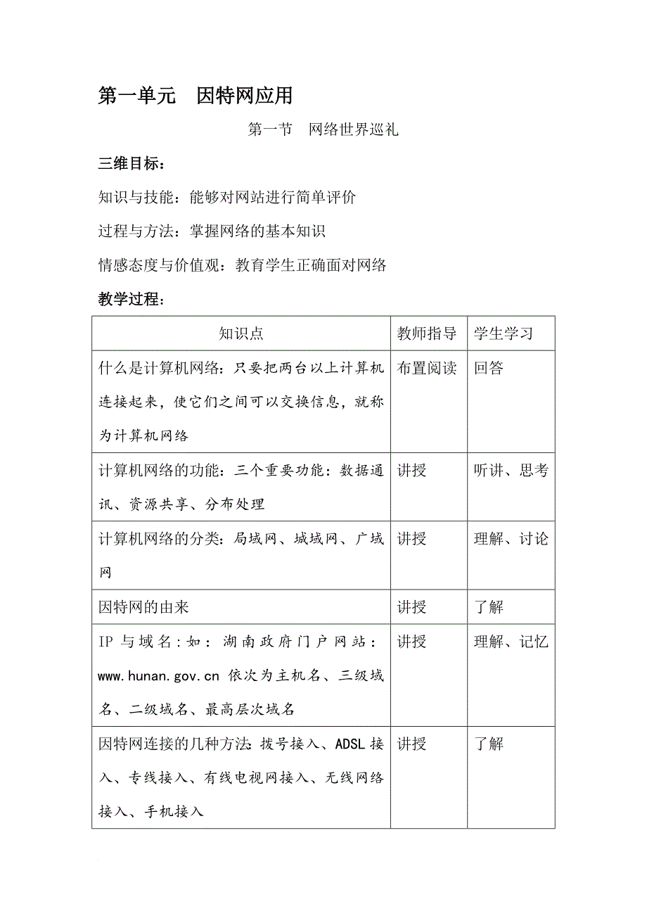 信息技术七年级下册教案全集.doc_第1页