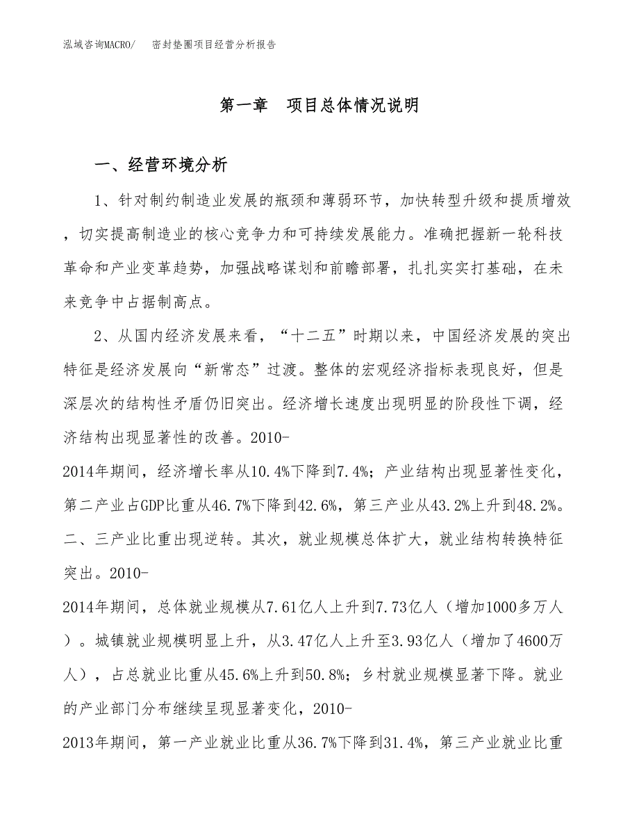 密封垫圈项目经营分析报告（总投资3000万元）.docx_第2页