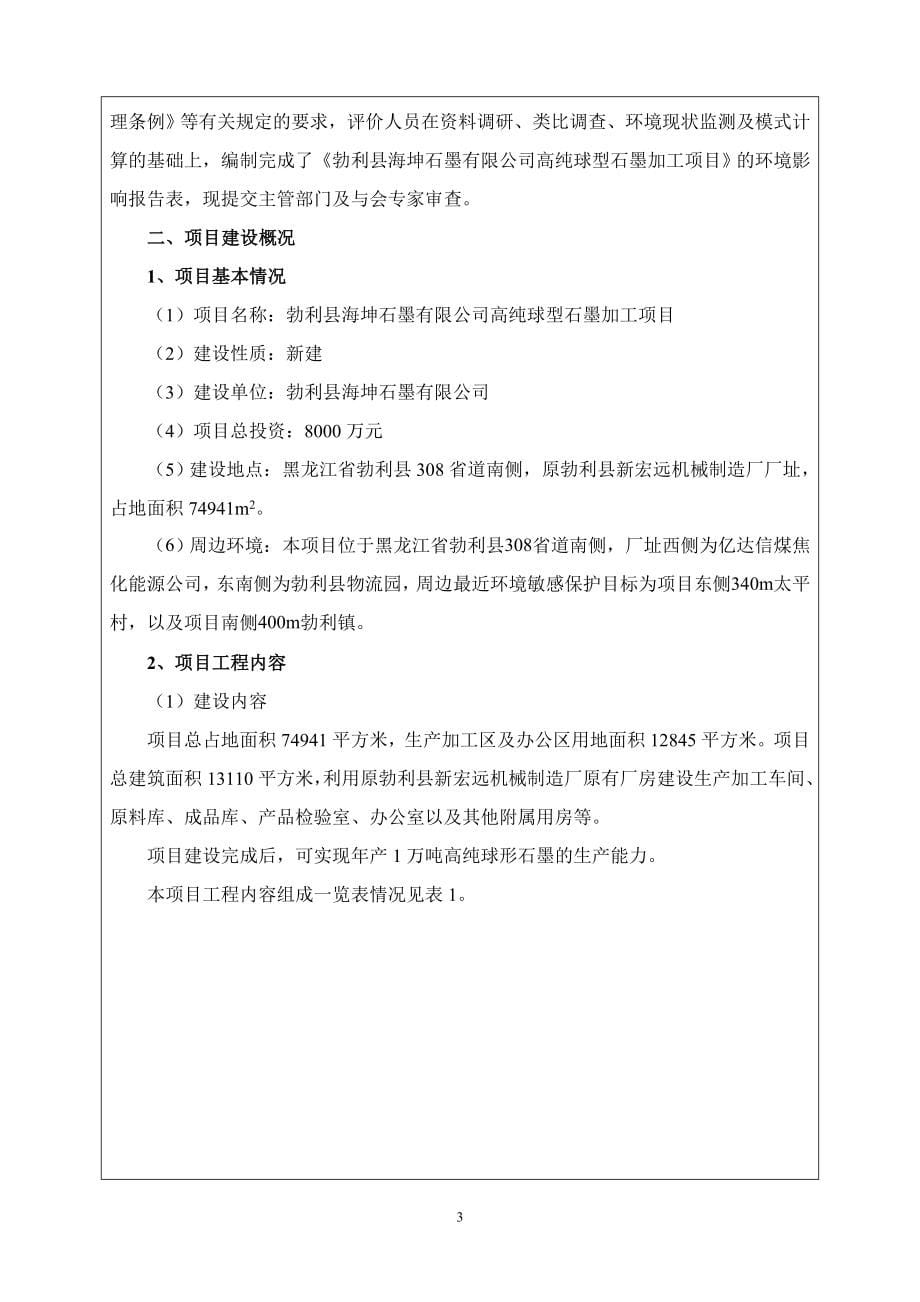 勃利县海坤石墨有限公司高纯球型石墨加工项目_第5页
