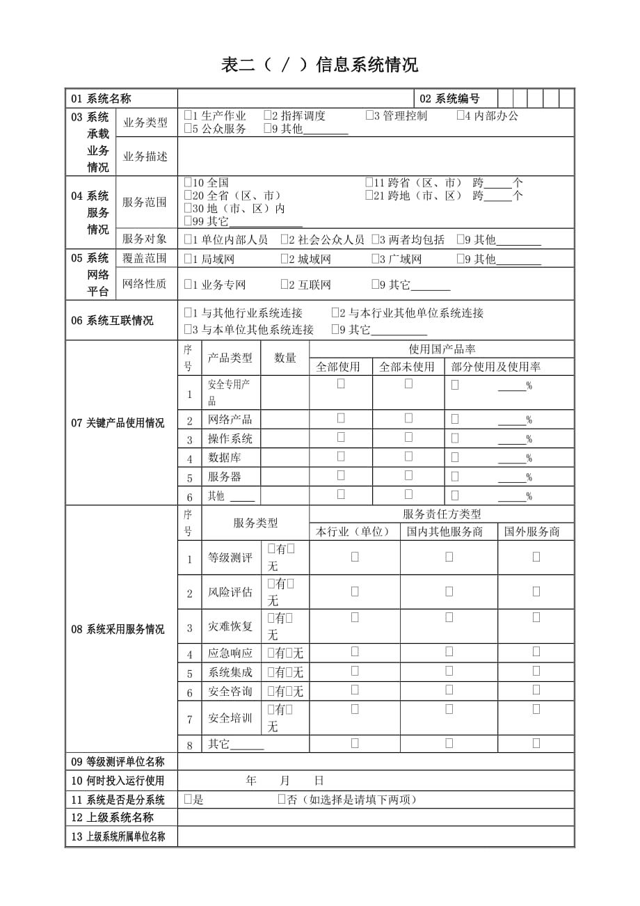 信息系统安全保护等级备案表.doc_第4页