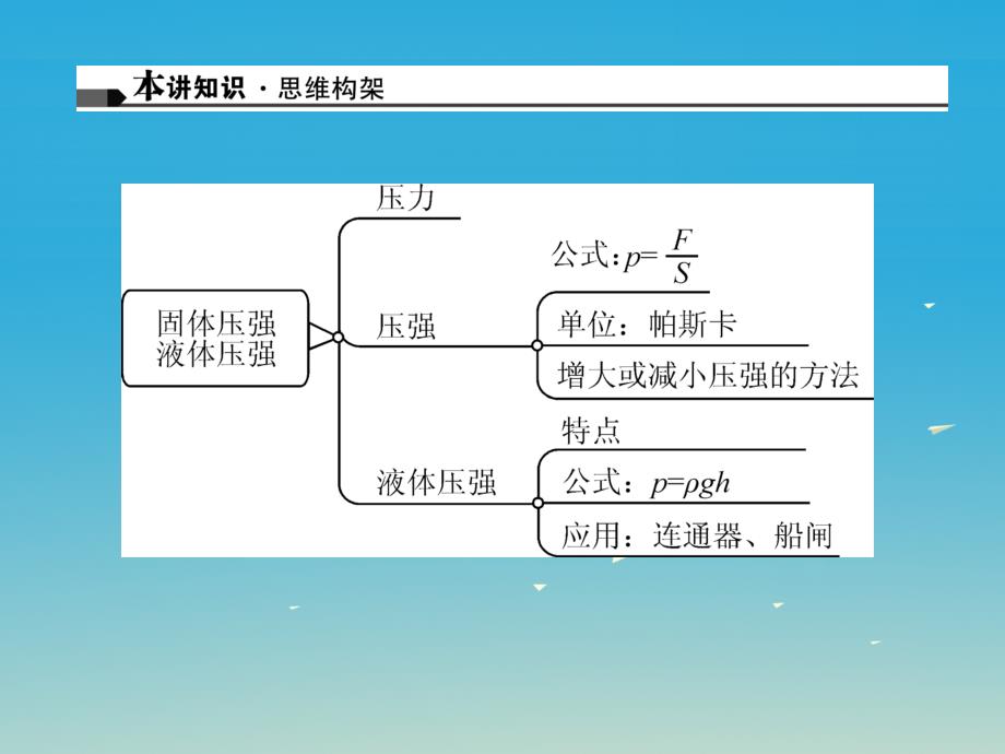 （广西地区）2017年中考物理总复习 第1篇 考点聚焦 第9讲 固体压强 液体压强课件_第2页