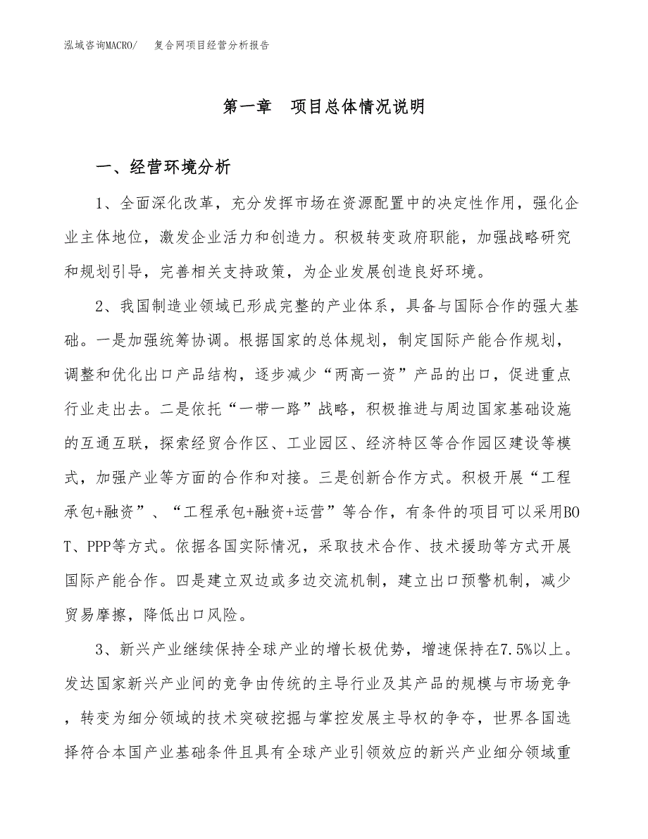 复合网项目经营分析报告（总投资6000万元）.docx_第2页