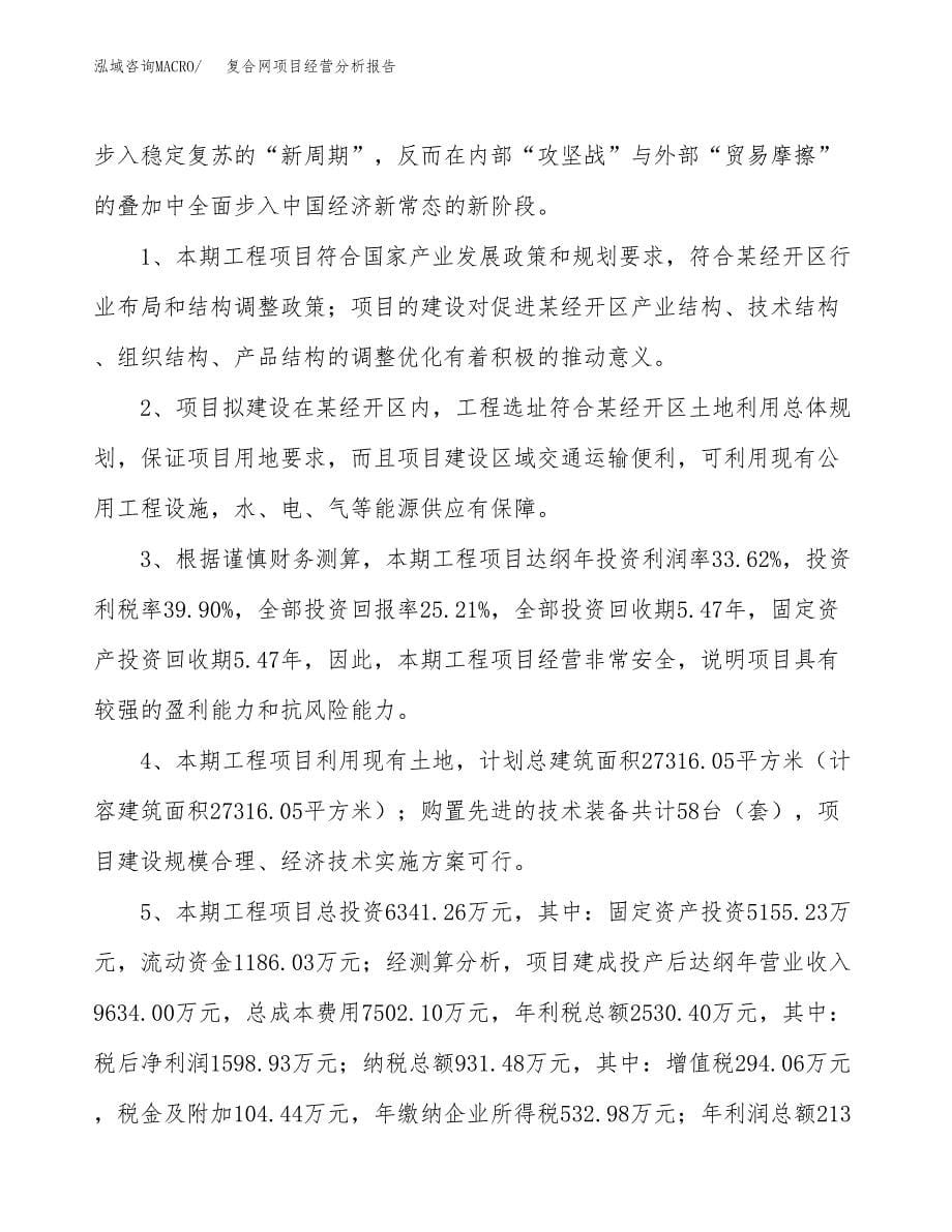 复合网项目经营分析报告（总投资6000万元）.docx_第5页