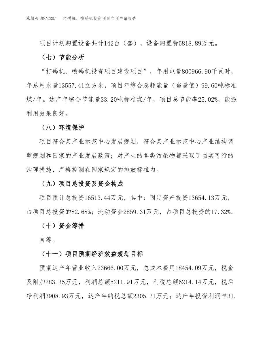 打码机、喷码机投资项目立项申请报告（总投资17000万元）.docx_第5页