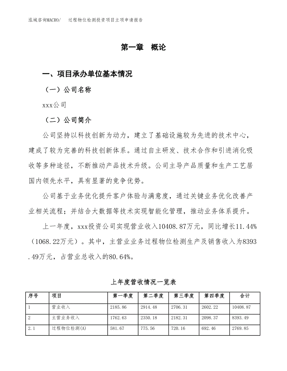 过程物位检测投资项目立项申请报告（总投资9000万元）.docx_第2页