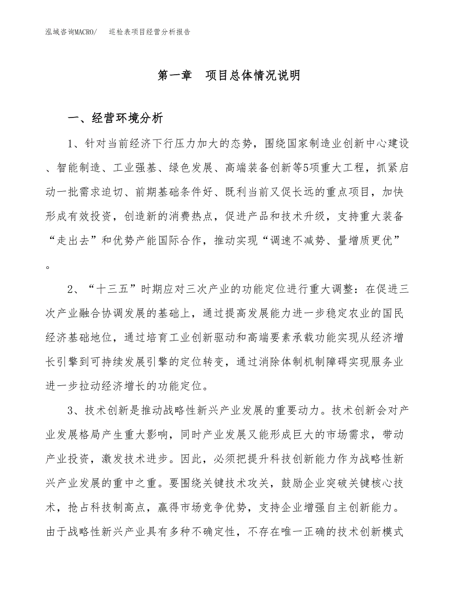 巡检表项目经营分析报告（总投资9000万元）.docx_第2页