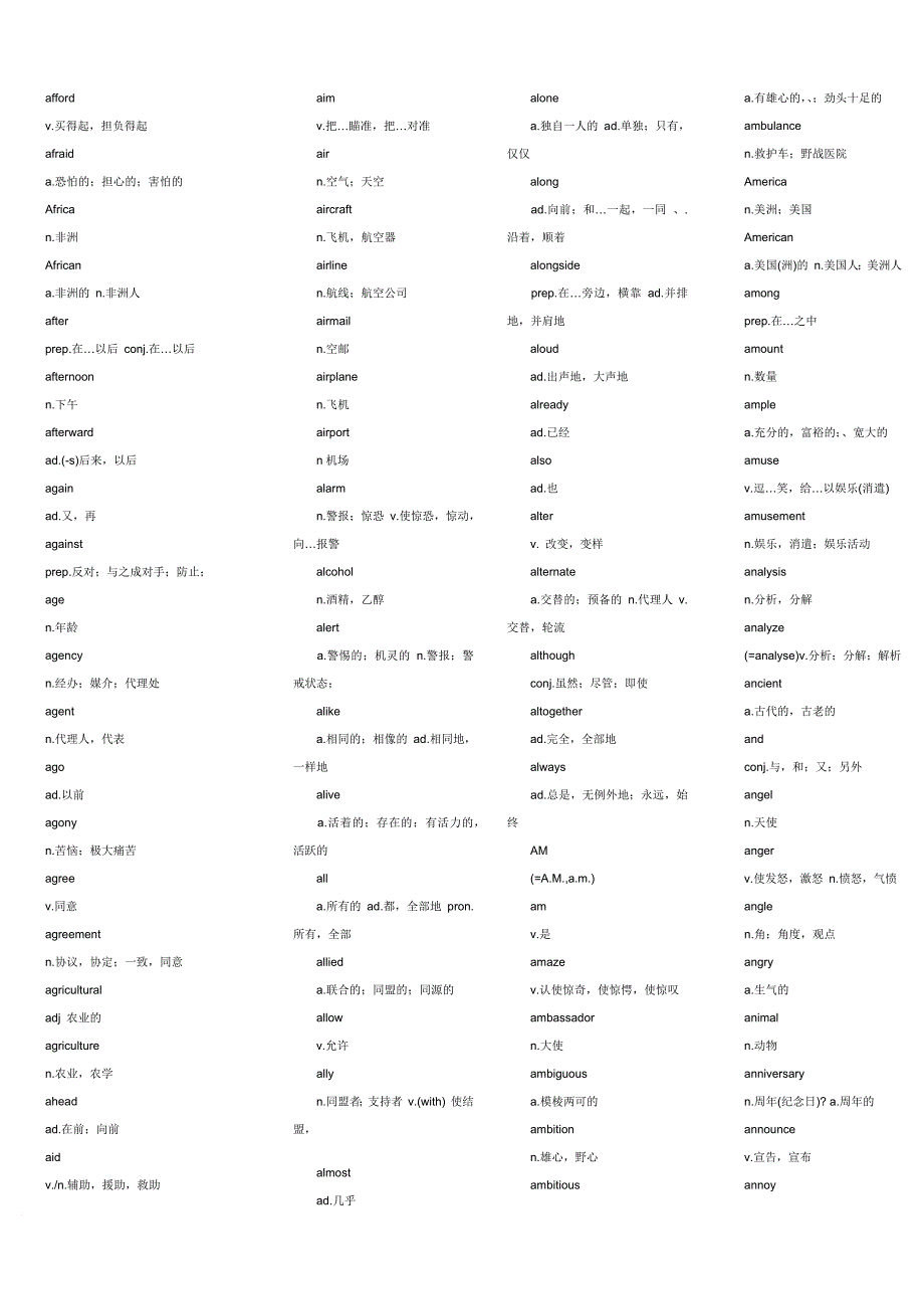 公共英语三级单词汇总.doc_第2页