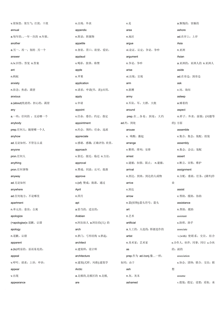 公共英语三级单词汇总.doc_第3页