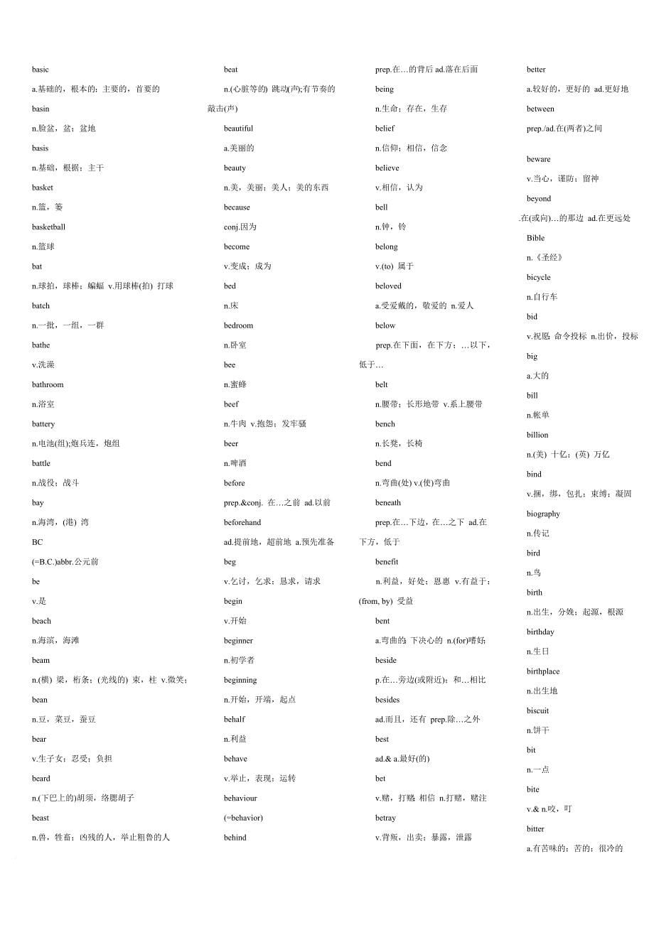 公共英语三级单词汇总.doc_第5页