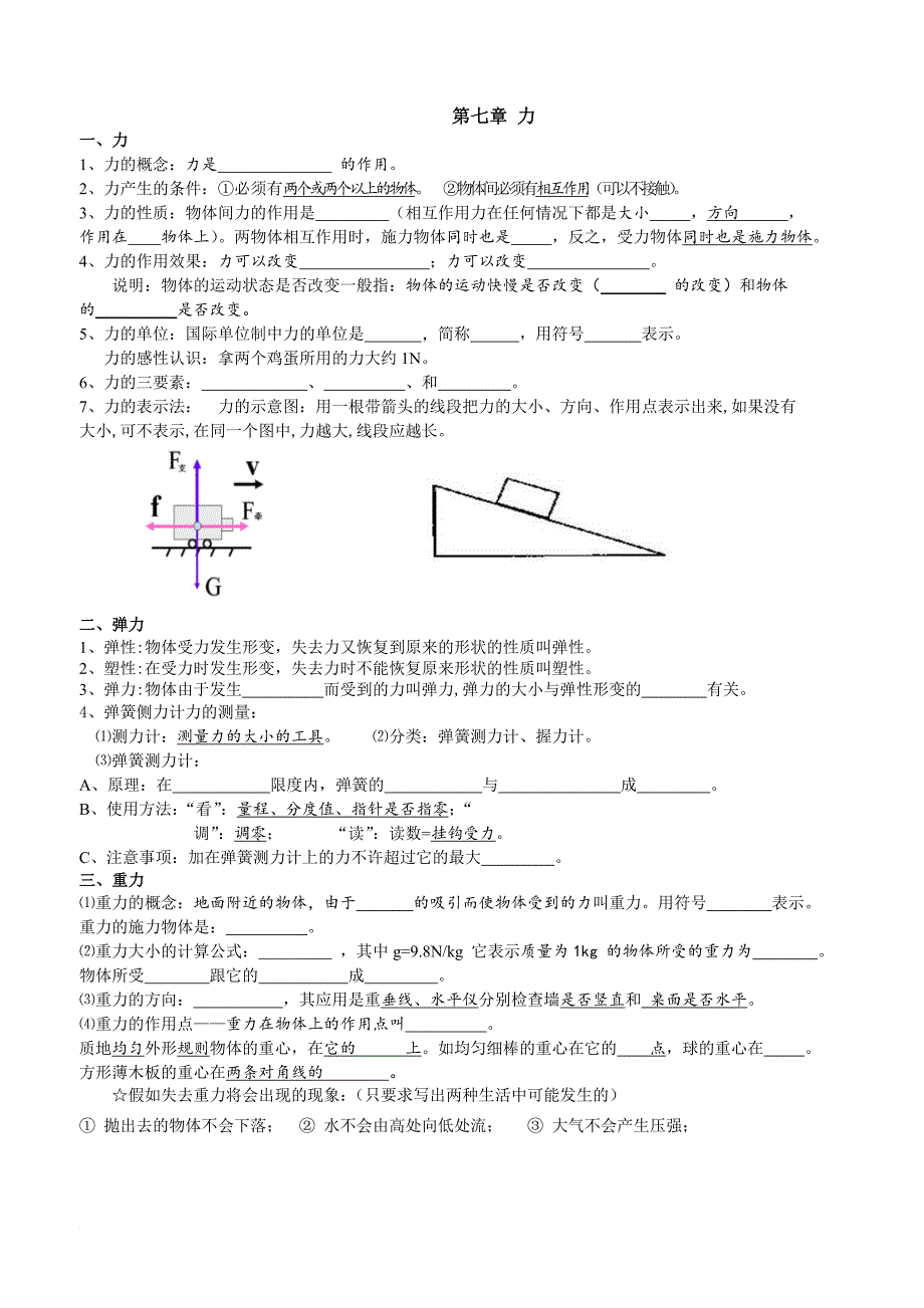 八年级下册物理知识点.doc_第1页