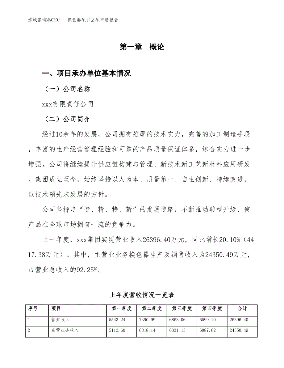 换色器项目立项申请报告（总投资15000万元）_第2页