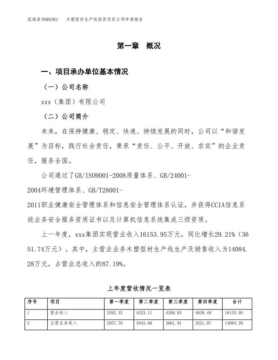 木塑型材生产线投资项目立项申请报告（总投资12000万元）.docx_第2页