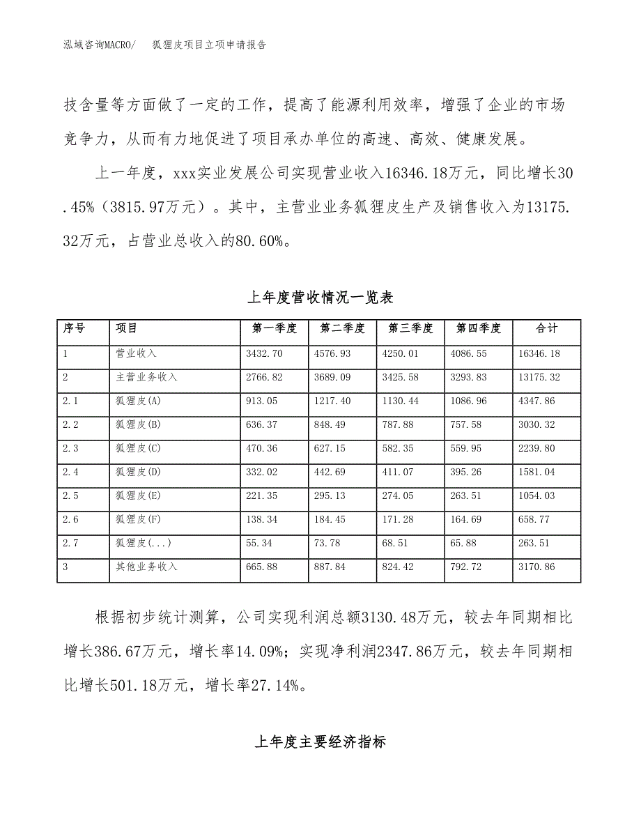 狐狸皮项目立项申请报告（总投资9000万元）_第3页