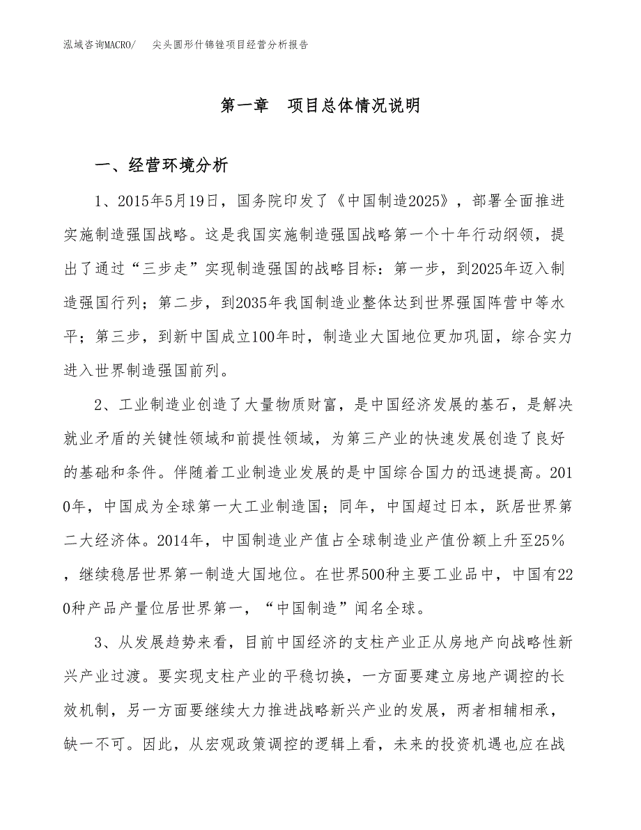 尖头圆形什锦锉项目经营分析报告（总投资15000万元）.docx_第2页