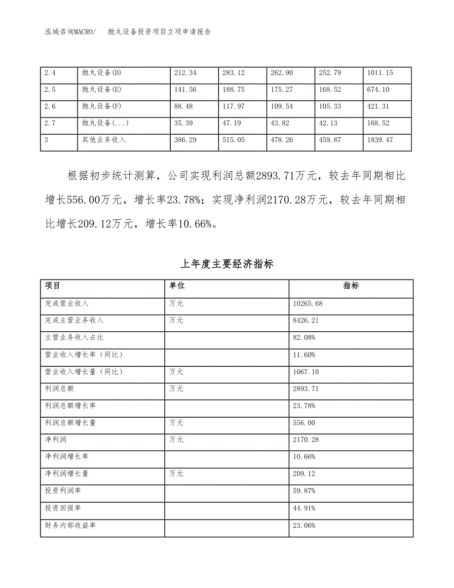 抛丸设备投资项目立项申请报告（总投资7000万元）.docx_第3页